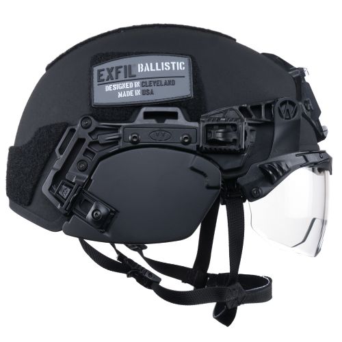 EXFIL Ballistic Ear Covers and EXFIL Ballistic Visor Black #4